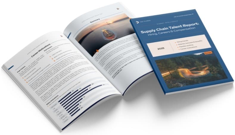 Europe Supply Chain Talent Report 2025 Open Book White Background