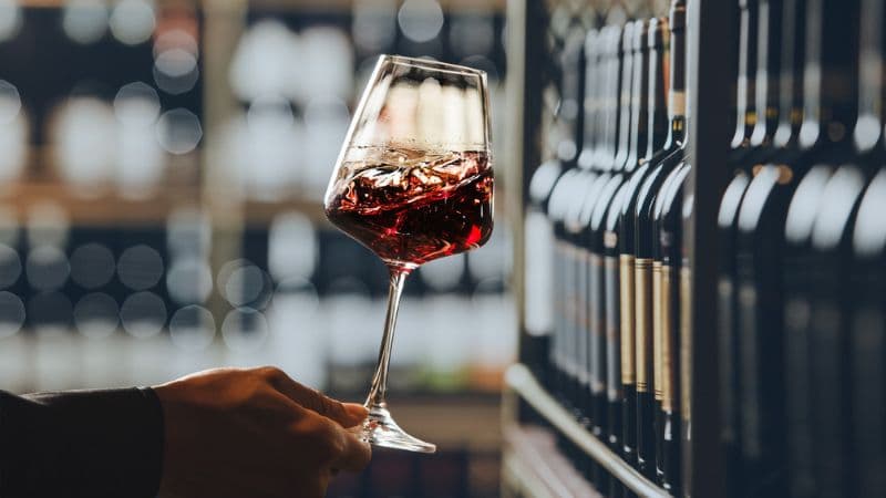 Glass Of Premium Wine